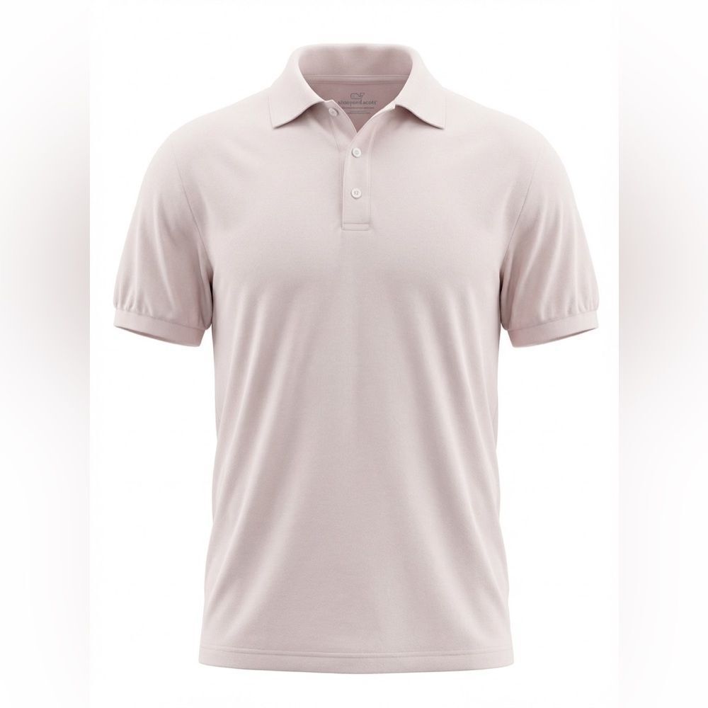 VINEYARD VINES MENS POLO SHIRT LIGHT PINK SIZE 2XL